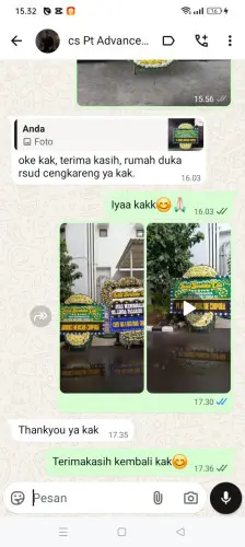 Testimonial Papan Bunga Pernikahan metland cyber city