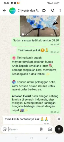 Testimonial Standing Flower metland cyber city